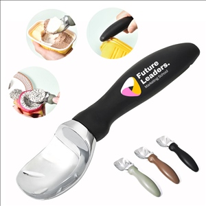 Zinc Alloy Ice Cream Scoop with Non-Slip Handle